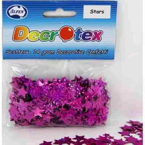 Scatters 14g Pack PINK Stars Holographic #AP108334