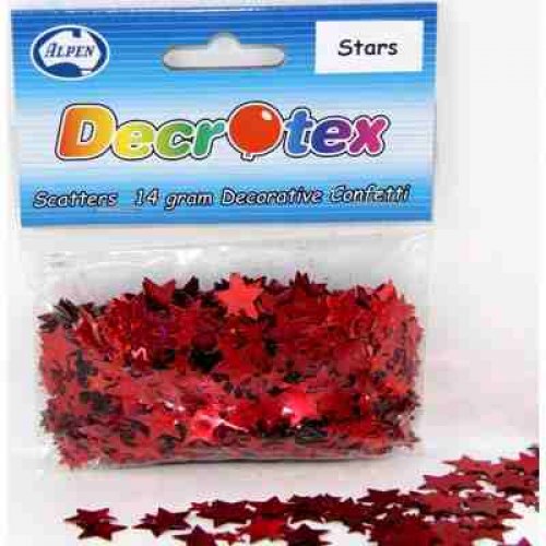 Scatters 14g Pack RED Stars Holographic #AP108331