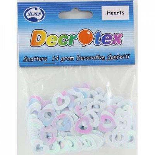 Scatters 14g Pack IRIDESCENT Hearts Holographic #AP108350