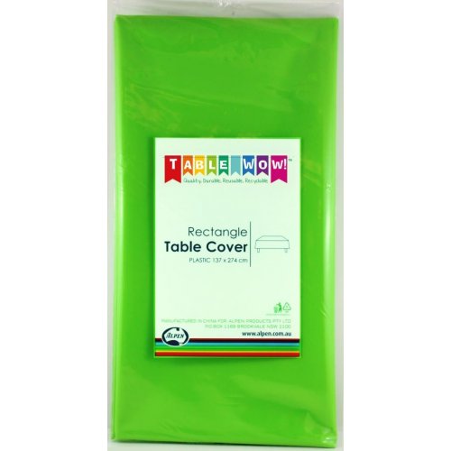 Tablecover LIME GREEN Rectangular 137cm x 274cm #AP388122