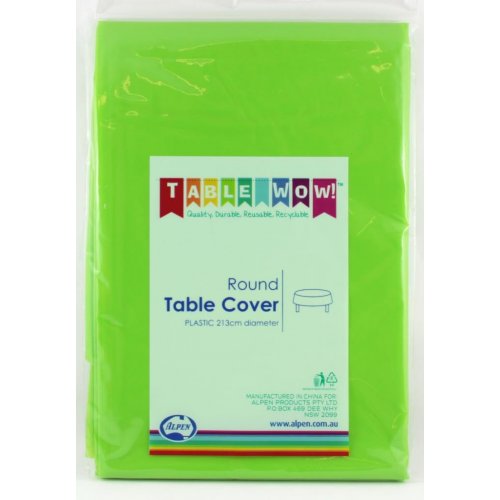 Tablecover ROUND Lime Green #AP388222