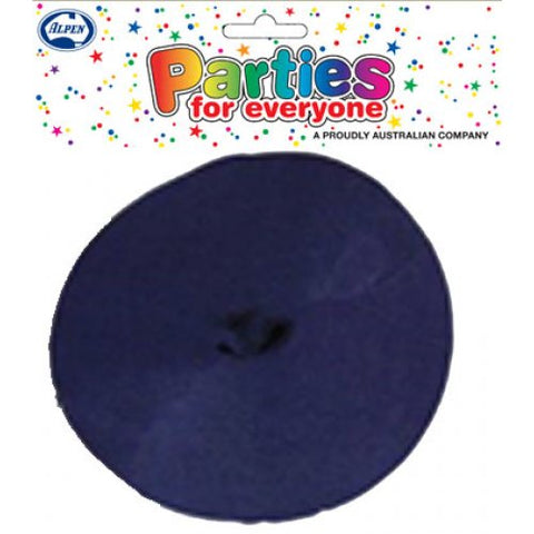 AP STREAMER Crepe 30m NAVY BLUE #AP530053