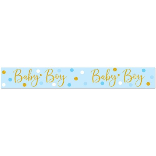BANNER 2.7m Dots BABY Boy #OT625723