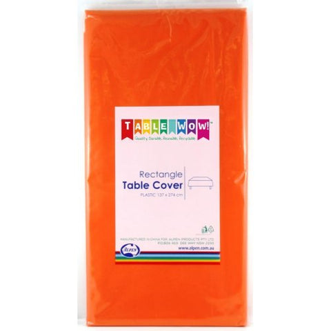 Tablecover ORANGE Rectangular 137cm x 274cm #AP388149