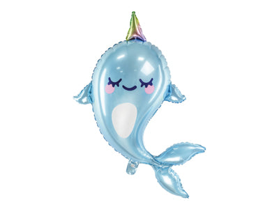 Foil Balloon Narwhal 53 x 87cm #FS2662