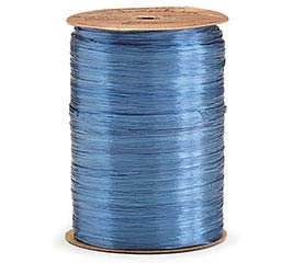 RAFFIA Ribbon 91m/100yd x 5mm Pearl ROYAL BLUE - each #16539