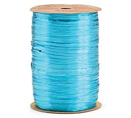 RAFFIA Ribbon 91m/100yd x 5mm Pearl AQUA - each #23379
