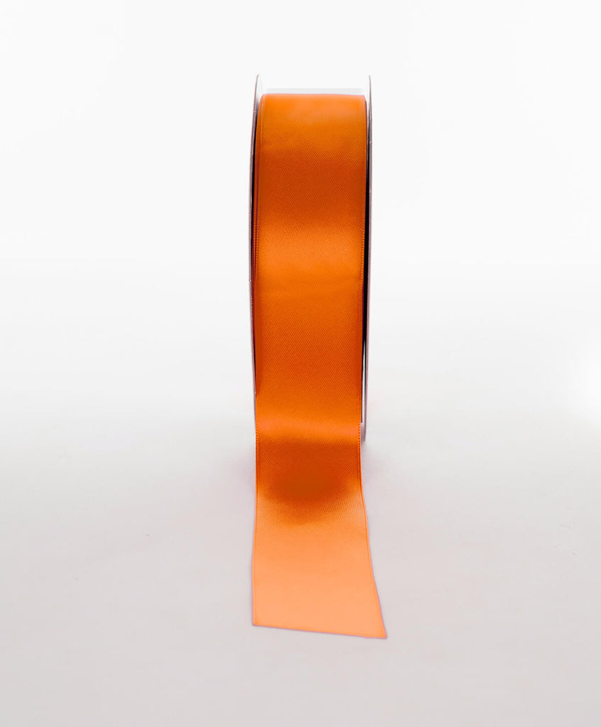Single Sided Satin Ribbon 48mm x 100 metres ORANGE ARP100 - IN STOCK