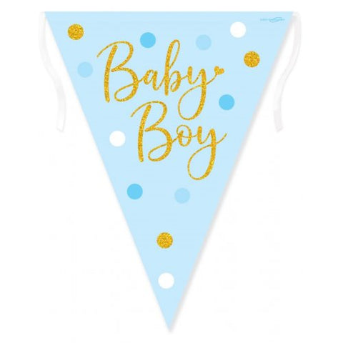 Flag Bunting Dots BABY Boy #OT632516