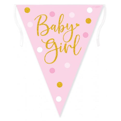 Flag Bunting Dots BABY Girl #OT632509