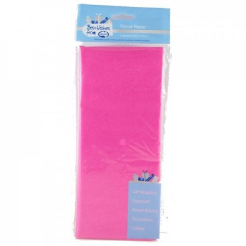 18gsm Tissue Paper 50cm x 75cm P5 Hot Pink #465173