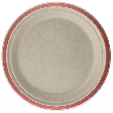Sugar Cane Plate 230mm ROSE GOLD 10Pk #AP400210