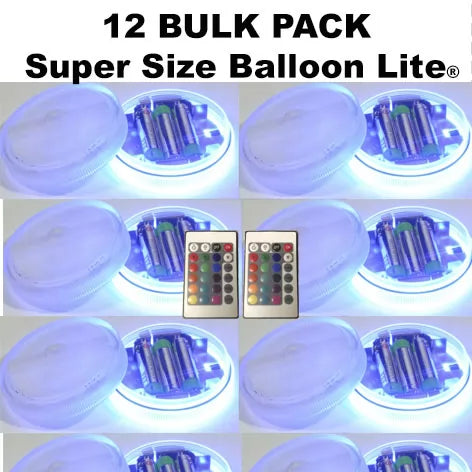 Super Size Balloon LITES Kit #SSBL- Pack 12