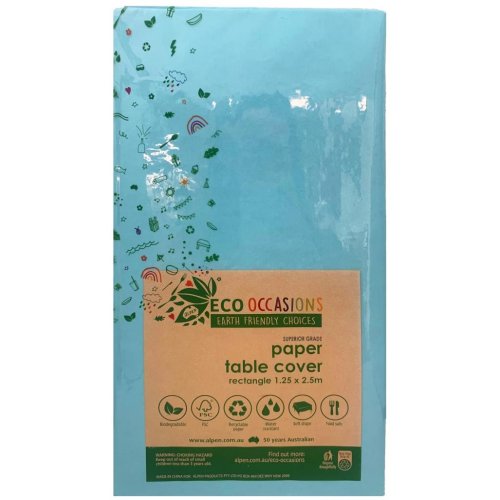 PAPER Tablecover 250cm x 125cm LIGHT BLUE #AP401314