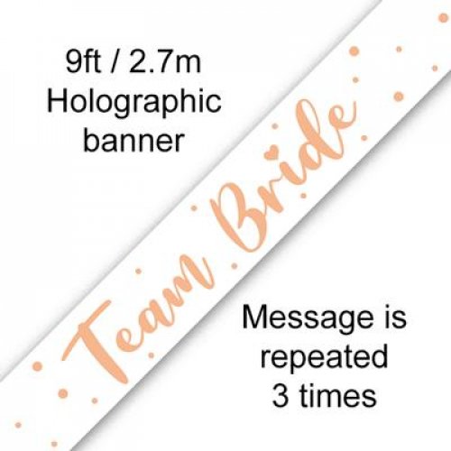 2.7m BANNER Team Bride #109484