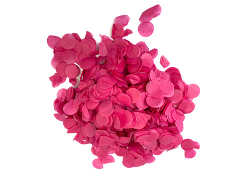 Confetti 2.3cm Tissue Hot Pink 250 grams #CPMTissueHP