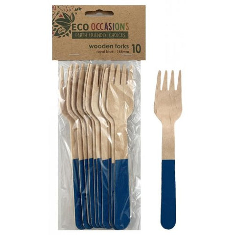 Wooden Fork ROYAL BLUE P10 #AP401246