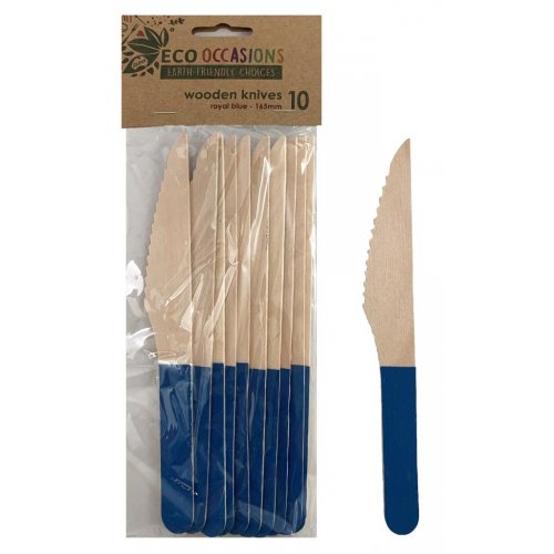 Wooden Knife ROYAL BLUE P10 #AP401226