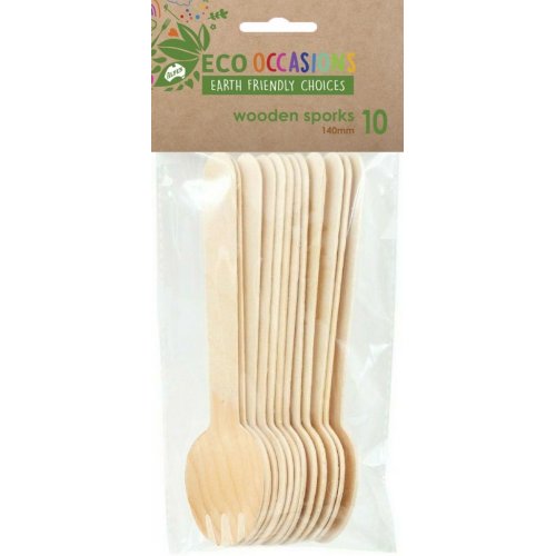 Wooden SPORK 140mm Pack10 #AP460580