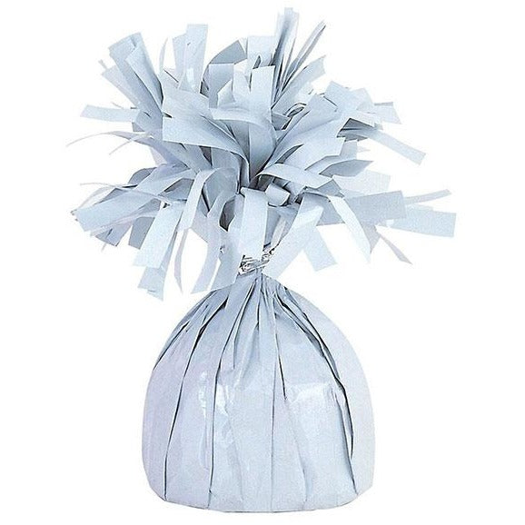 Balloon Weight Foil White #204766- Pack of 6