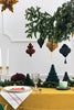 Honeycomb Paper Ornament Drop Beige #FS2612013