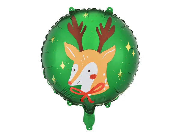 45cm Foil Round REINDEER #FS26155