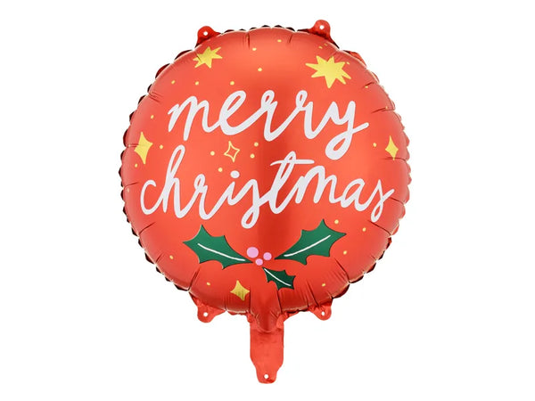 45cm Foil Round Merry CHRISTMAS #FS26156