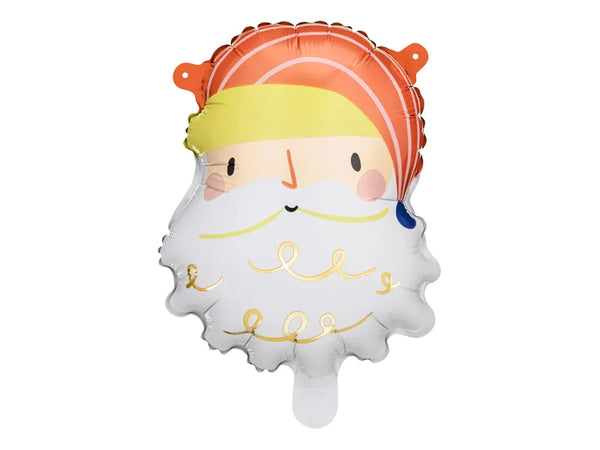 31cm Foil Shape SANTA Face Pastel #FS26167