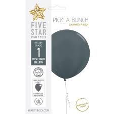 90cm Round  Shimmer Graphite Plain Latex #7091578 - Each
