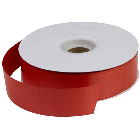 Ribbon Tear Satin Red 100Y long x 31mm wide #FS5415ARP - Each