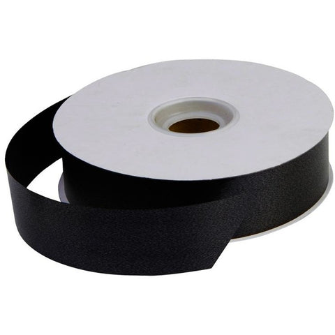 Ribbon Tear Satin Black 100Y long x 31mm wide #FS5415BKP - Each
