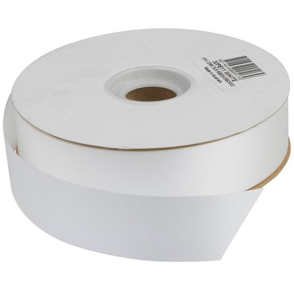 Ribbon Tear Satin White 100Y long x 31mm wide #FS5415WHP - Each