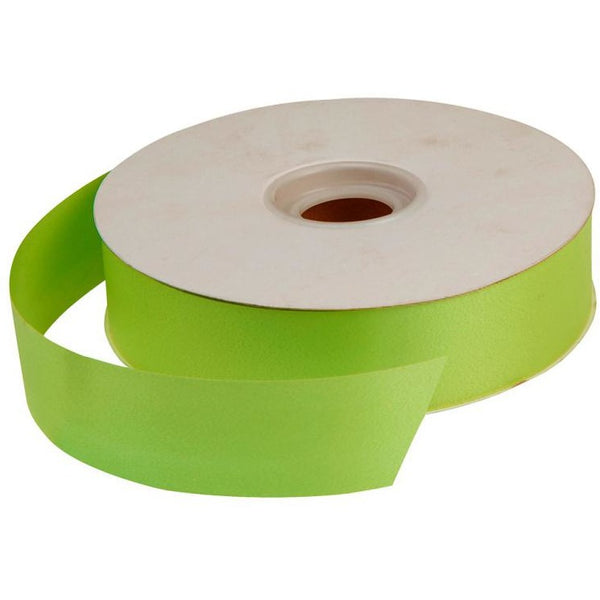 Ribbon Tear Satin Lime Green 100Y long x 31mm wide #FS5415LGP - Each