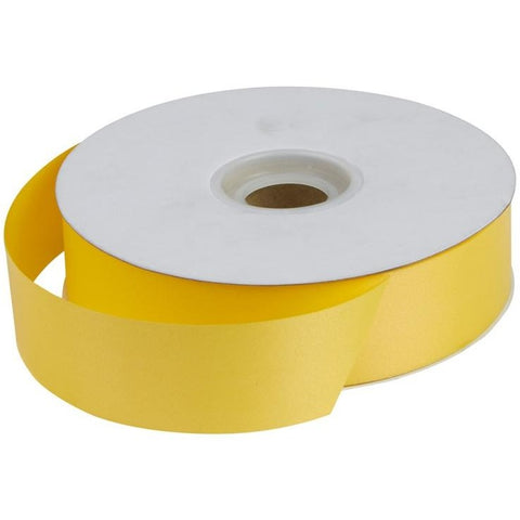 Ribbon Tear Satin Yellow 100Y long x 31mm wide #FS5415YEP - Each