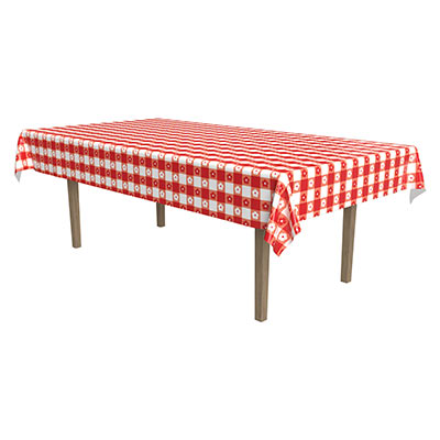 GINGHAM Print Tablecover 137cm x 274cm 50936-R