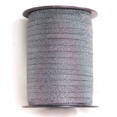 GLITTER Ribbon 227m/248yd x 5mm BLACK each #1241153