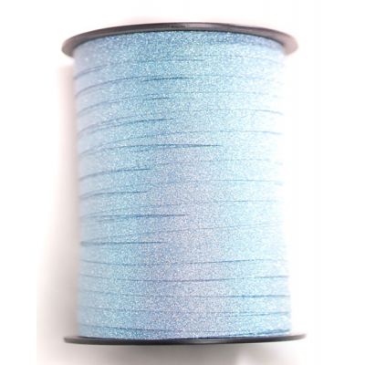 GLITTER Ribbon 227m/248yd x 5mm Light BLUE each #1241151