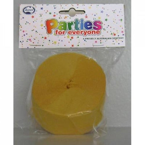 AP STREAMER Crepe 30m NATIONAL GOLDEN YELLOW #AP530059