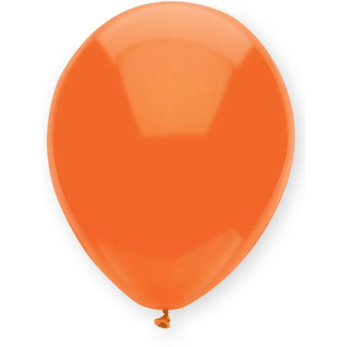 30cm Round Orange Funsational Plain Pkg #50032 - Pack of 50