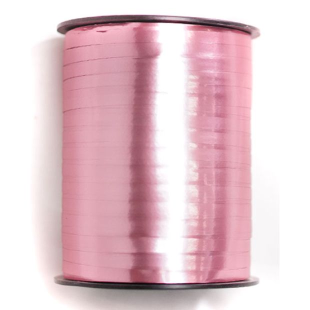 METALLIC Ribbon 455m/497yd x 5mm Satin Chrome PINK each #12410041