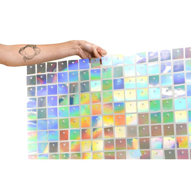Shimmer Sequin WALL PANEL IRID RAINBOW #2999818